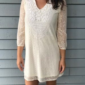 Cream colored dress
